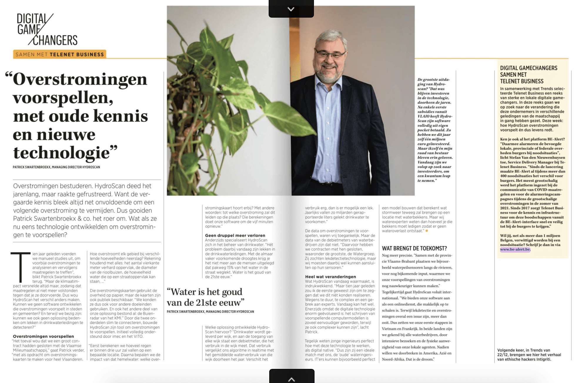 HydroScan digital game changer - Interview in Trends HydroScan digital game changer - Interview in Trends